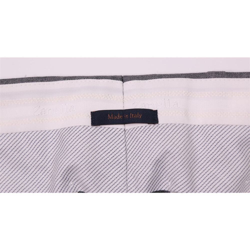 Zanella Current Devon Model Gray Flat Front Wool … - image 8